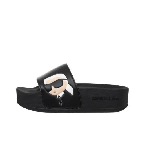 Karl Lagerfeld Слипоны Женские Черные