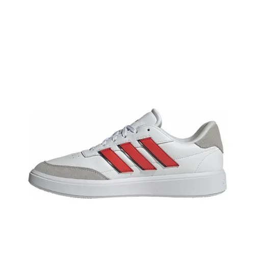 Adidas COURTBLOCK Повседневный Низкий Топ Белый Красный Мужской