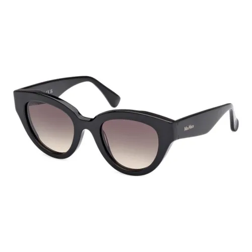 MaxMara Ацетат Нерегулярная форма Солнцезащитные очки Женские Черный
