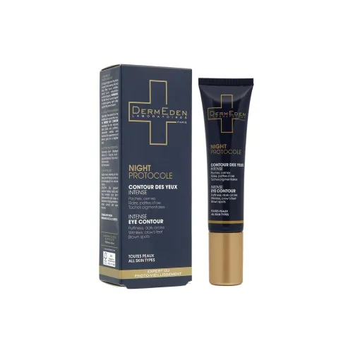 DERMEDEN Анти-возрастной крем для глаз уменьшающий морщины подтягивающий и улучшающий темные круги под глазами 15 мл