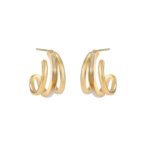 SENDME S925 Серебро Needles, Shells, Alloys Серьги-гвоздики Женские