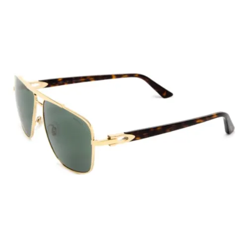 Cartier Aviator Солнцезащитные очки Мужские Золотые