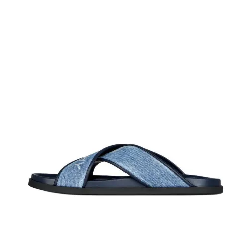 Givenchy G Plage Слипоны Мужской Джинсовый Синий