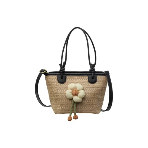 Iman's House Сумка через плечо из соломенной плетени сумка через плечо женская черная коричневая