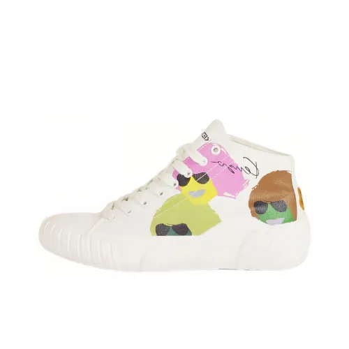 KENZO High Top Canvas Shoes Women's