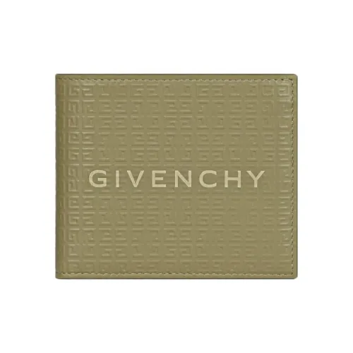 Givenchy 4G Телячья кожа Кошелек Micro Men's Khaki