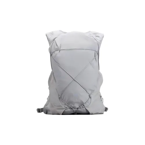 Lululemon Active Nylon Polyester Backpack Regular Unisex Gray Лулulemon Активный Нейлон Полиэстер Рюкзак Стандартный Унисекс Серый