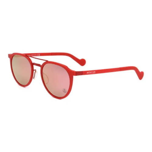 Moncler OVAL SUNGLASSES Унисекс Красный
