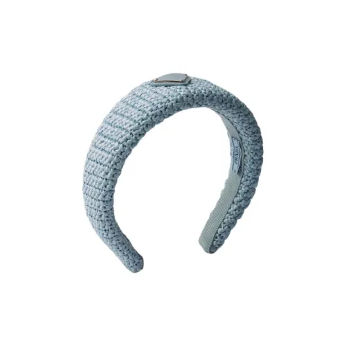 PRADA Металлические ободки для волос женские синие