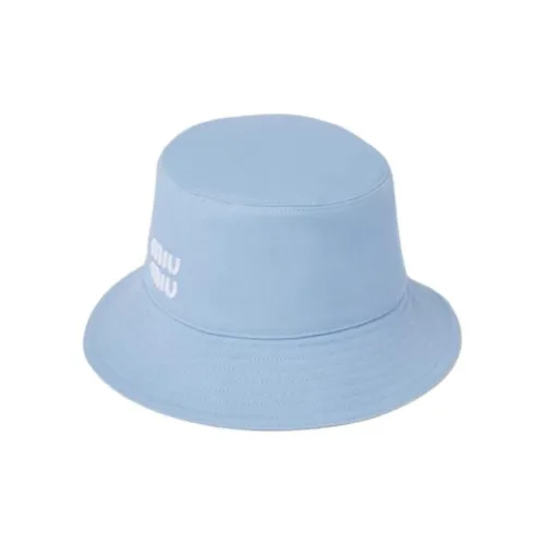 MIU MIU Шляпы ведра Женские Синий Коричневый Черный Белый