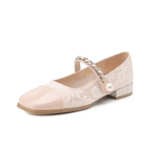 FOXER Туфли Мэри Джейн Розовые Женские