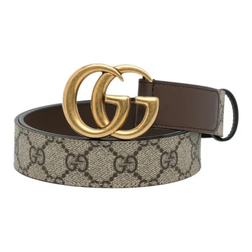 GUCCI Телячья кожа Кожаные ремни Женские Умбра