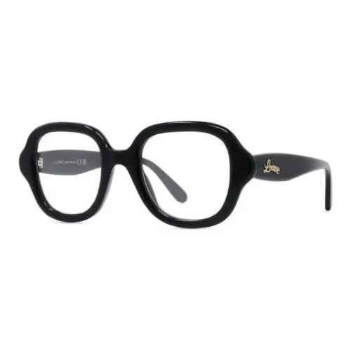 LOEWE Ацетат Ацетил Нерегулярная форма Оправы для очков Женские Черный