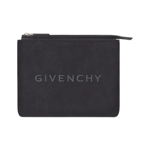 Givenchy Сумка из холста с клатчем вымытый хлопок мужской черный