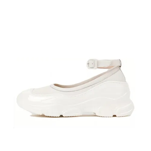 SIMONE ROCHA Устойчивая к истиранию Низкая Спортивная Повседневная Обувь Женская Экрю