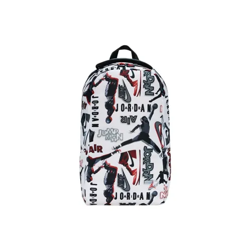 Jordan Canvas Backpack Standard Unisex White Джордан Холст Рюкзак Стандартный Унисекс Белый