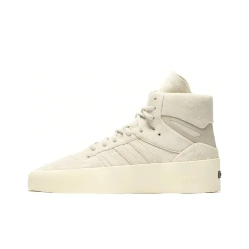 FEAR OF GOD ATHLETICS x Adidas Originals 86 HI Противоскользящие устойчивые к истиранию высокие кроссовки для скейтбординга Мужские Бежевые