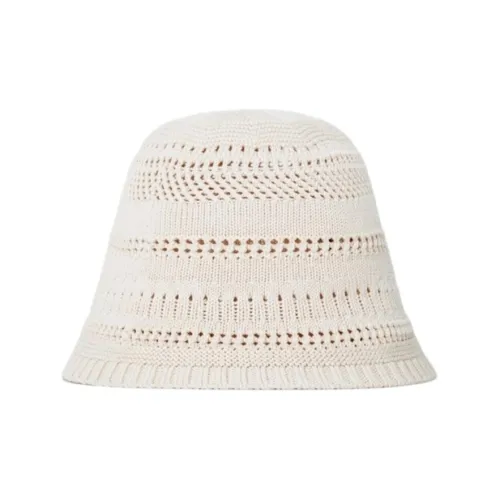 COS Хлопок Полиэстер Ведрообразные Шляпы Женские Бежевые