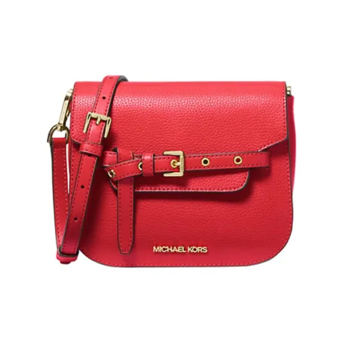 MICHAEL KORS Эмилия Кожа Сумка через плечо Маленькая Женская Ярко-Красная