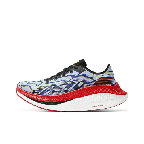 Skechers GO RUN Беговые кроссовки Низкий топ Синий Красный Мужской