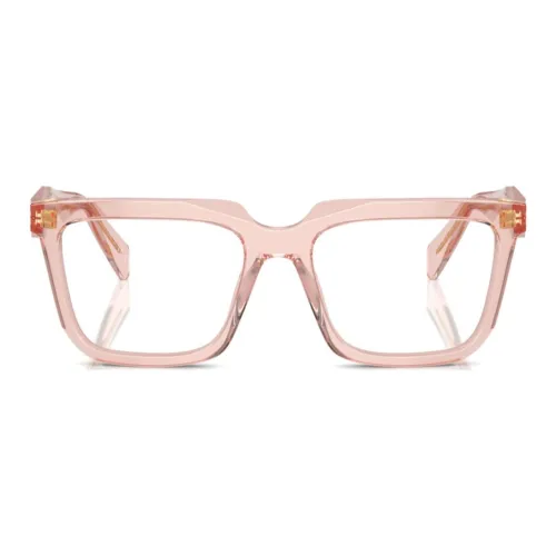 PRADA Ацетат Прямоугольные Оправы для Очков Женские Розовые