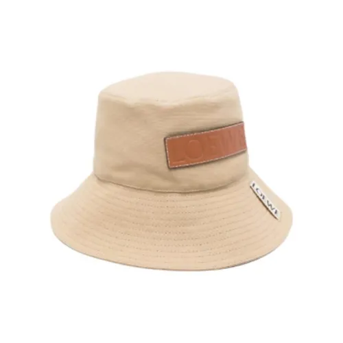 LOEWE Cotton Bucket Hats Женские Коричневый