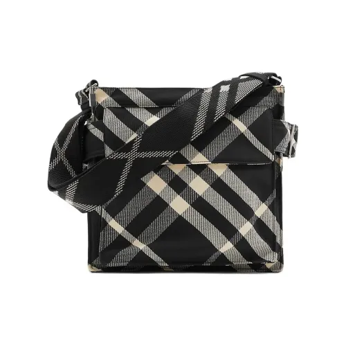 Burberry Полиэстер Сумка через плечо Сумка Маленькая Мужская Черная и Калико