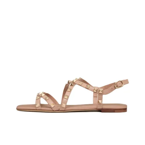 Valentino Rockstud One Ремень Сандалии Женские Розовый