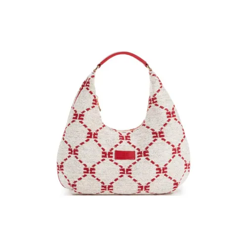 Elisabetta Franchi Хлопок Сумка Женская Масло Красный