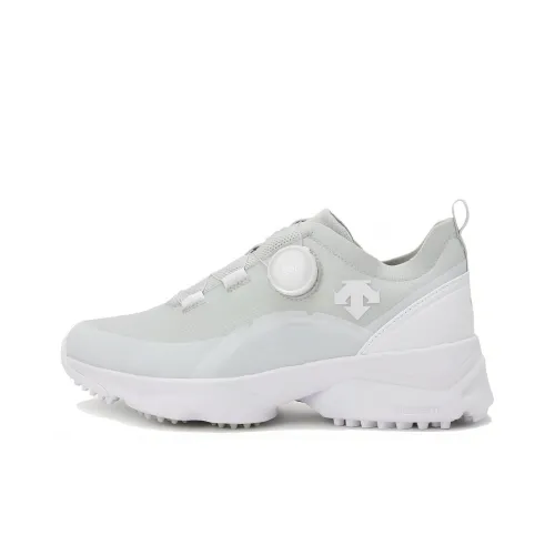 DESCENTE TAP IN Амортизация Износостойкий Низкий Топ Повседневная Обувь Женская Зеленая