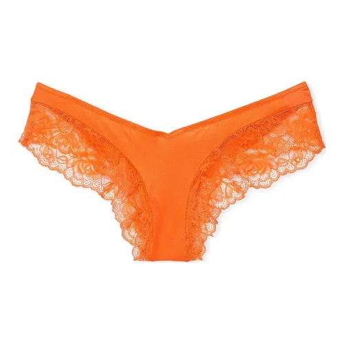 Victoria's Secret VERY Сексуальный Strappy Спина Высокая Нога Cheeky Panty T Нижнее белье Женские 1 Пачка Солнечно-оранжевый