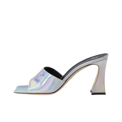 Giuseppe Zanotti GZ Слипоны 8,5 см Женские Серебряные