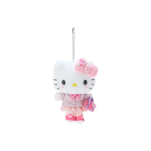 Санрио Shining Университетский Heisei Hot Chick Hello Kitty Куклы Плюшевый Брелок 12,5 см Рекомендуемая высота