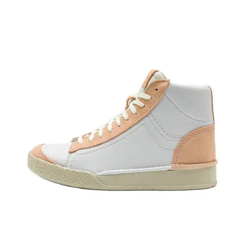 Clarks Скейтборд Кроссовки Высокие Абрикосовые Женские