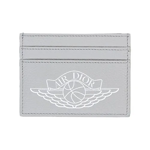 DIOR Air Jordan Коллаборация Картхолдер из искусственной кожи мужской серый
