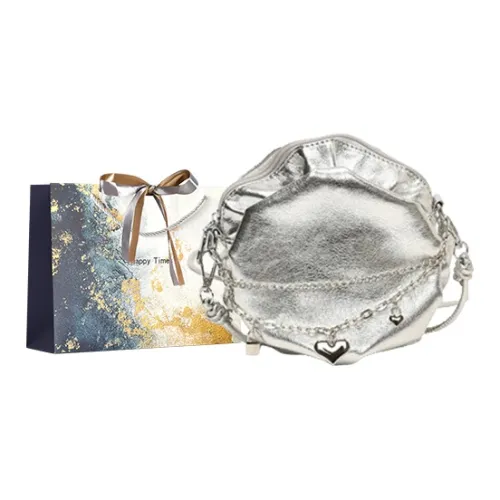 Iman's House ПУ (полиуретан) Сумка через плечо Женская Серебряная Золотая Черная