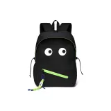 Большой глаз зеленый рот + зеленый шнурок