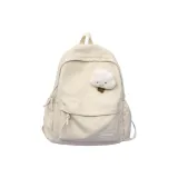 Белая однотонная сумка