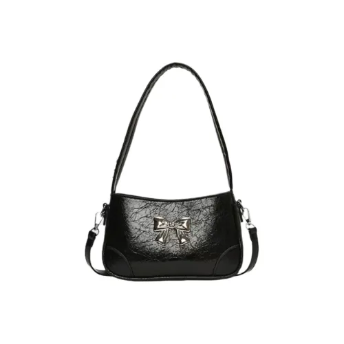 DALO ПУ (полиуретан) Одно плечо Сумка Женская Черный Радуга Серебряный Радуга Металлический Серебряный