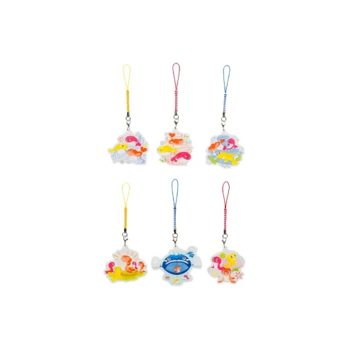 POKEMON Экрю Дракон Суши Full Пластина Коллекция Акрил Подвеска Слепые коробки Один Mystery Коробка Целая коробка 6 шт