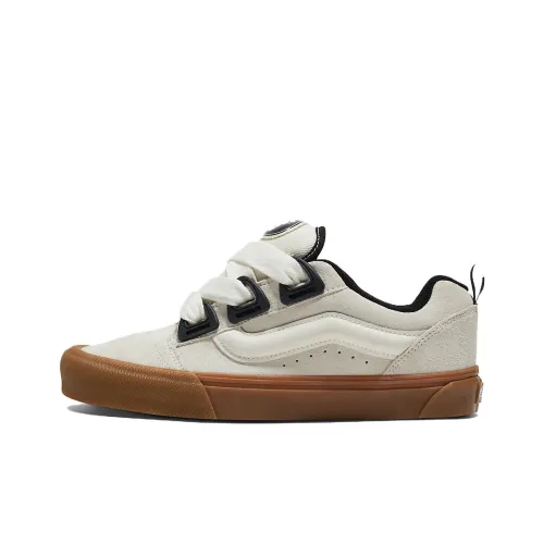 Vans Knu Skool Скейтборд Кроссовки Низкие Топ Хлопок Конфетный/Классический Жевательная резинка Унисекс