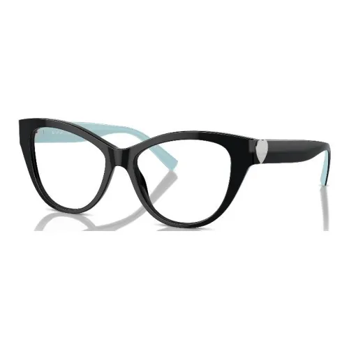 TIFFANY CO. Ацетатные оправы для очков "Кошачий глаз" Женские Черные