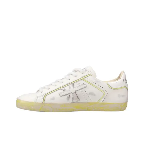 Кроссовки для скейтбординга Premiata Low Top Белый Желтый Женские