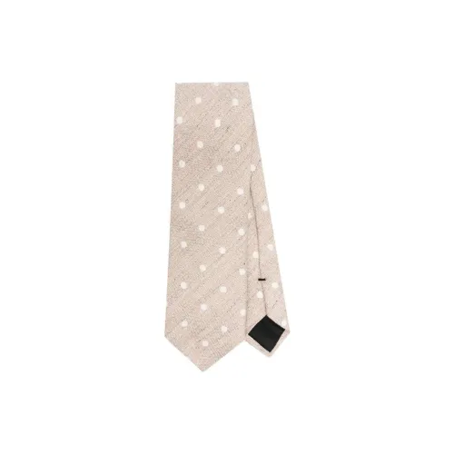 BOSS Linen Silk Ties Men's Beige