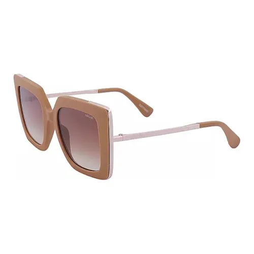 MaxMara Пластик Нерегулярная форма Солнцезащитные очки Женские Коричневый