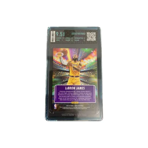 PANINI LeBron James 2022 23 Lakers Hoopla Teka 9,5 очка рейтинг Лао Чжан большие пропорции звезда карта пройденная карта
