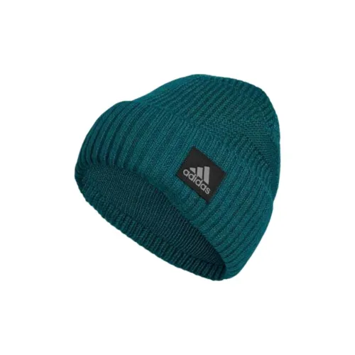 Adidas Акриловые шапки-бини унисекс зеленые