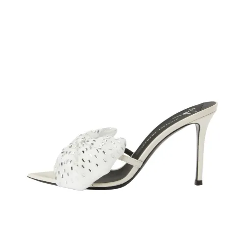 Giuseppe Zanotti GZ Intriigo Слипоны 9 см Женские Белые