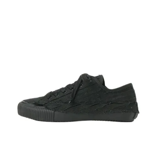 Yohji Yamamoto Low-Top Canvas Shoes Black Women's