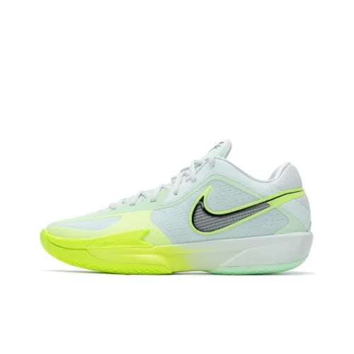 Nike G.T. CUT CROSS Баскетбольные кроссовки MID Топ Светло-зеленый/Неоново-желтый Унисекс
